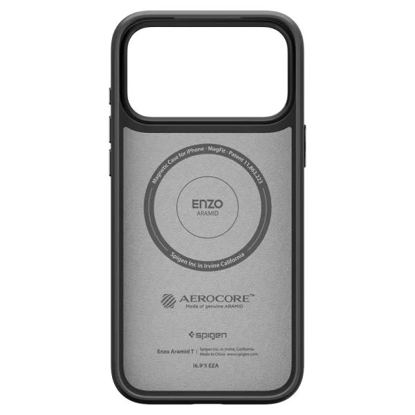 Θήκη iPhone 18 Pro Max / 17 Pro Max Spigen Enzo Aramid T MagFit MagSafe Black (ACS09906) - Image 4